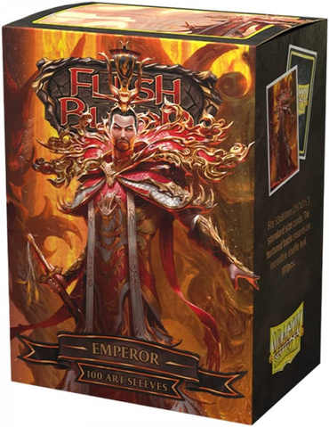 Sleeves - Dragon Shield - Box 100 - Matte Art - Flesh and Blood Emperor
