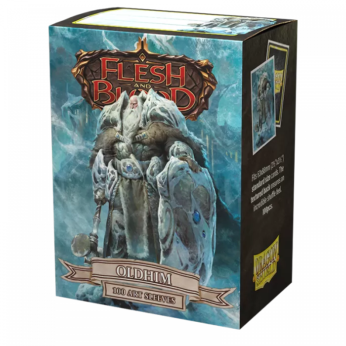 Sleeves - Dragon Shield - Box 100 - Matte Art - Flesh and Blood Oldhim
