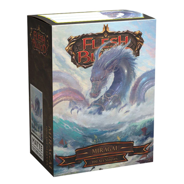 Sleeves - Dragon Shield - Box 100 - Matte Art - Flesh and Blood Miragai