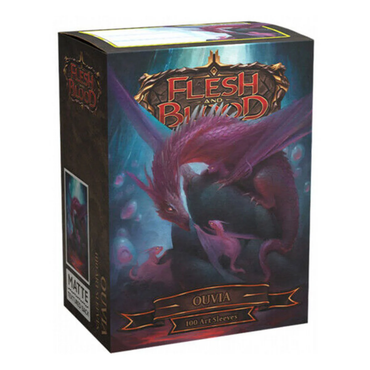 Sleeves - Dragon Shield - Box 100 - Matte Art - Flesh and Blood Ouvia