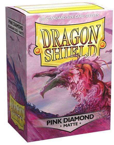 Sleeves - Dragon Shield - Box 100 - Pink Diamond MATTE
