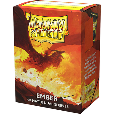 Sleeves - Dragon Shield - Box 100 - Standard Size Dual Matte - Ember