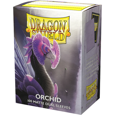 Sleeves - Dragon Shield - Box 100 - Standard Size Dual Matte Orchid Purple Emme