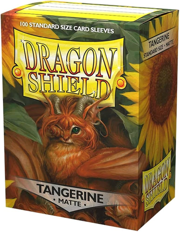 Sleeves - Dragon Shield - Box 100 - Tangerine