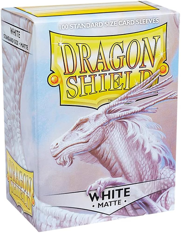 Sleeves - Dragon Shield - Box 100 - White MATTE