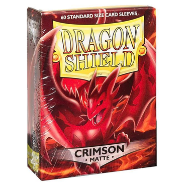 Sleeves - Dragon Shield - Box 60 - Matte Crimson