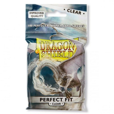 Sleeves - Dragon Shield - Perfect Fit 100/pack Clear