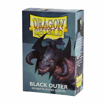 Sleeves - Dragon Shield - Outer Sleeves - Matte Black Standard Sleeves