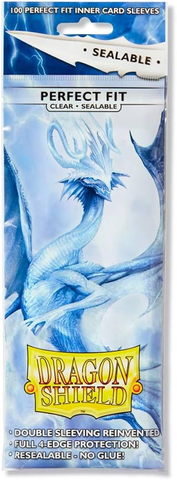 Sleeves - Dragon Shield - Perfect Fit Sealable - Standard - Clear