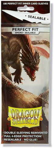 Sleeves - Dragon Shield - Perfect Fit Sealable - Standard - Smoke