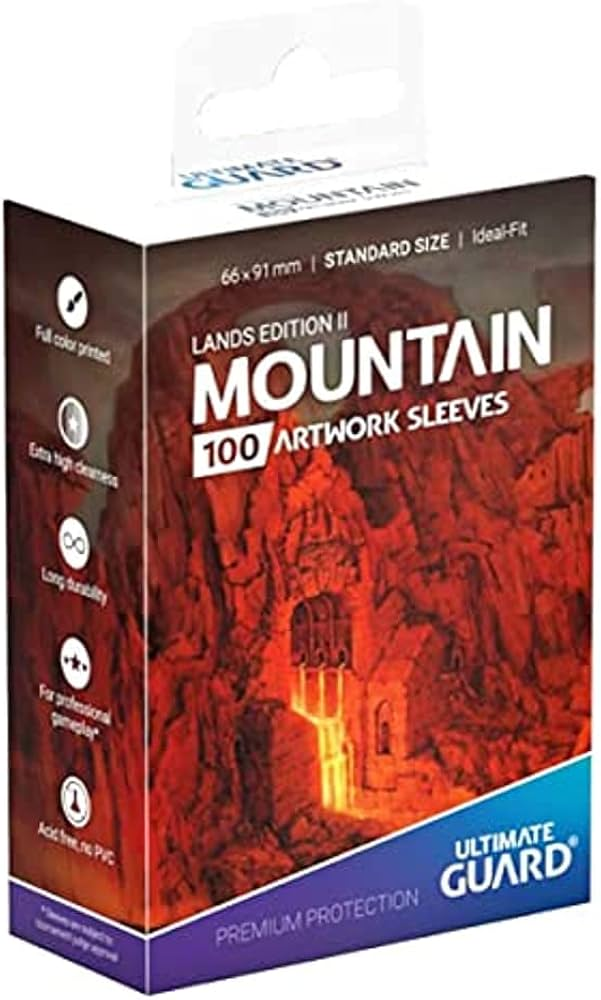 Ultimate Guard Lands Edition 2 Mountain Standard Sleeves