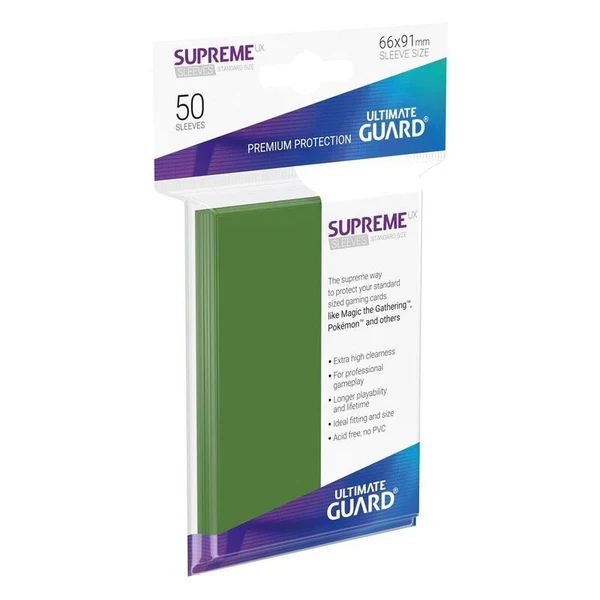 Ultimate Guard Supreme UX Sleeves Standard Size Green (50)