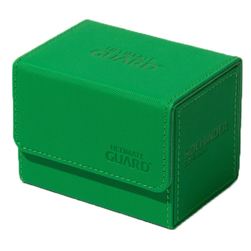 Ultimate Guard Sidewinder 80+ Xenoskin Monocolor Green Deck Box