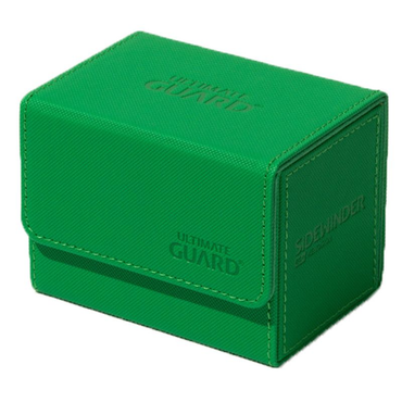Ultimate Guard Sidewinder 80+ Xenoskin Monocolor Green Deck Box