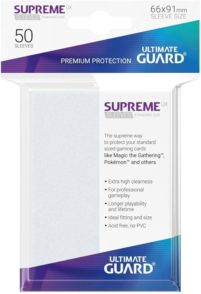 Ultimate Guard Supreme UX Sleeves Standard Size Frosted (50)