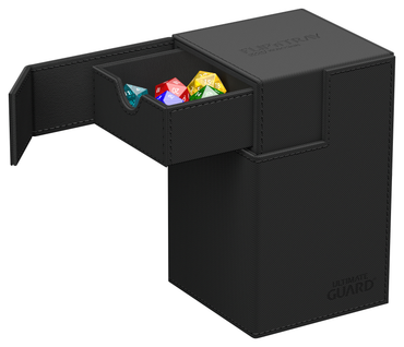 Ultimate Guard Flip n Tray 100+ XenoSkin Monocolor Black Deck Box