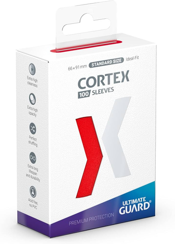 Ultimate Guard Cortex Sleeves Standard Size Red (100)