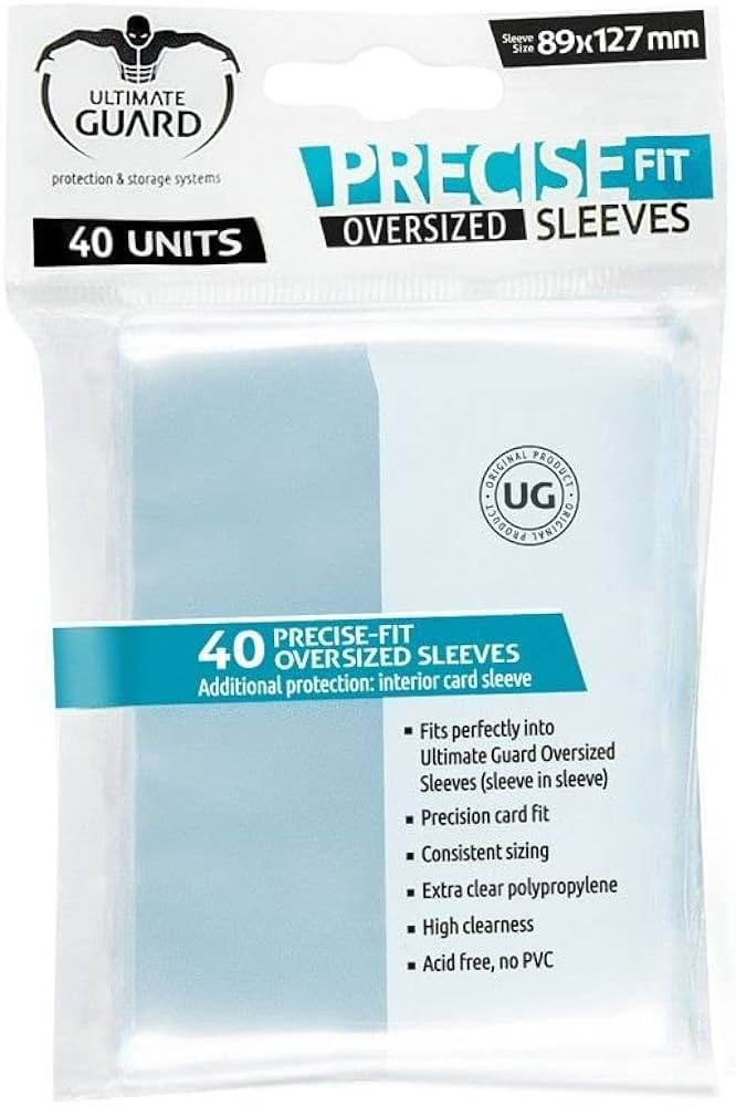 Ultimate Guard Precise-Fit Sleeves Oversized Transparent (40)