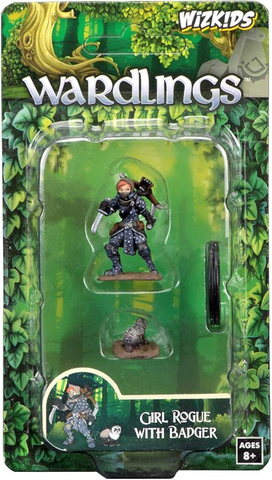 WizKids Girl Rogue & Badger