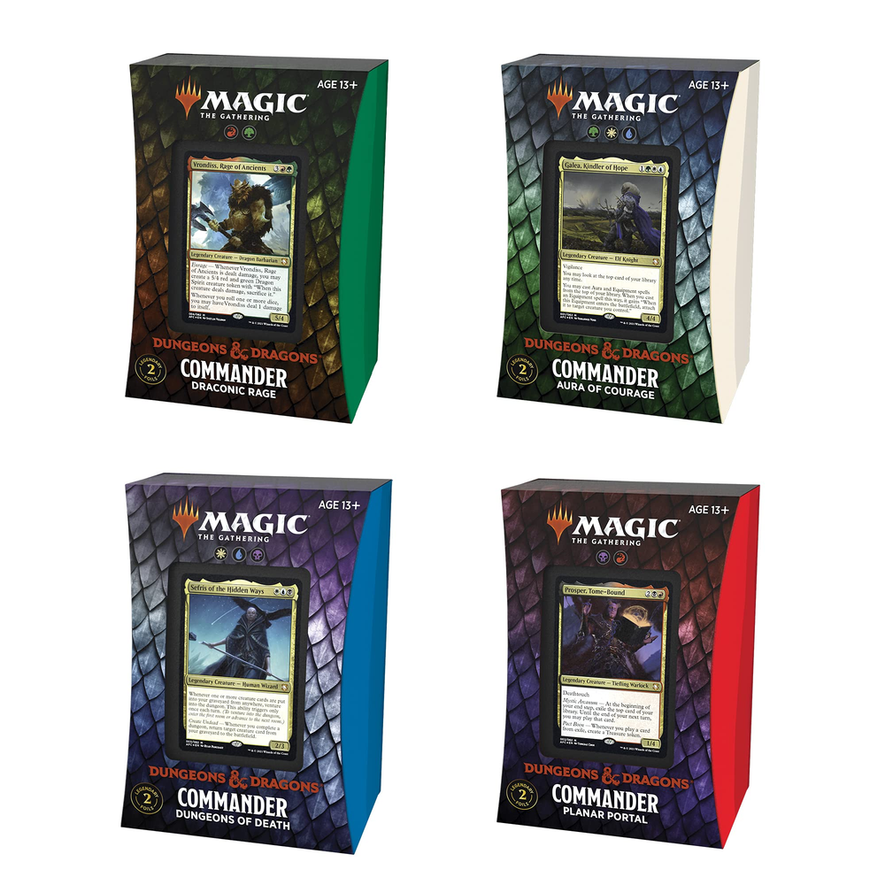 Magic the Gathering D&D Dungeons & Dragons Adventures in the Forgotten Realms Commander Deck ONE