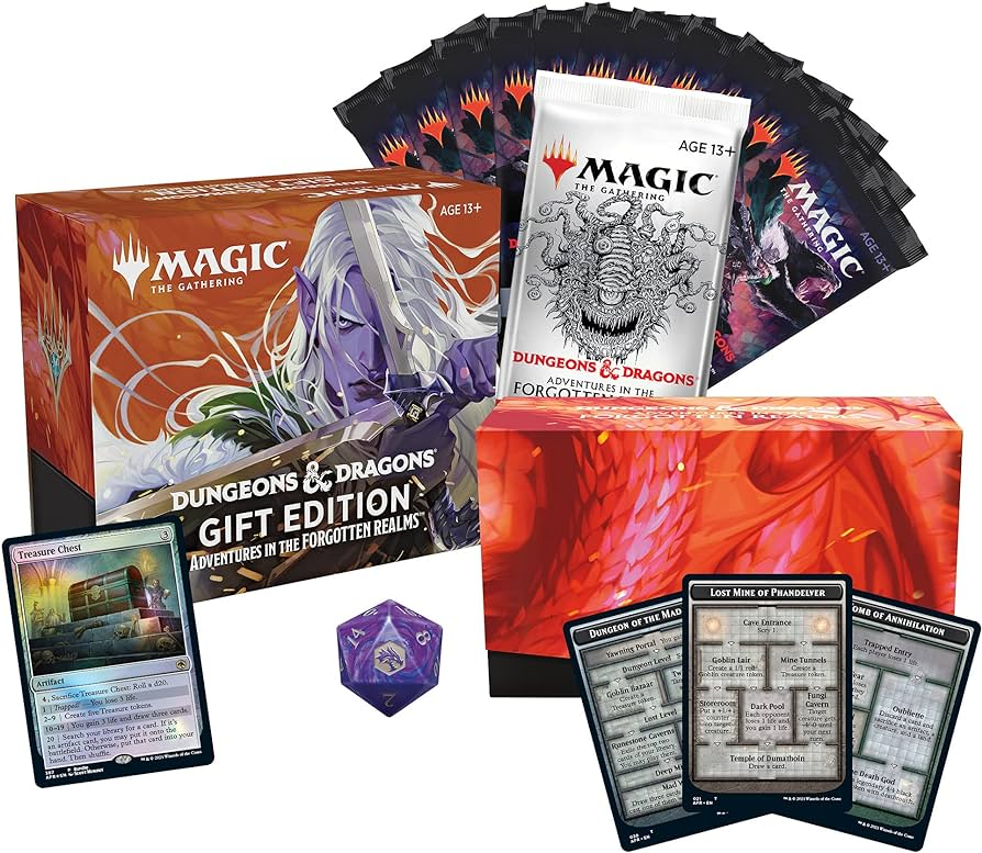 Magic the Gathering D&D Dungeons & Dragons Adventures in the Forgotten Realms Gift Bundle
