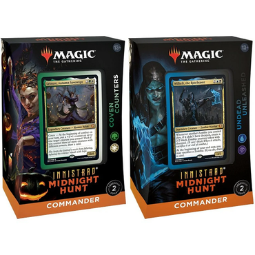 Magic the Gathering Innistrad Midnight Hunt Commander Decks ONE