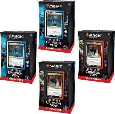 Magic the Gathering Innistrad Crimson Vow Commander Decks (4 Decks Per Display)