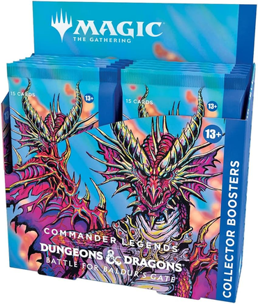 Magic the Gathering Commander Legends Battle for Baldur's Gate Collector Boosters (12 Boosters Per Display)