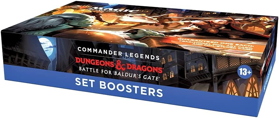 Magic the Gathering Commander Legends Battle for Baldur's Gate Set Boosters (18 Boosters Per Display)