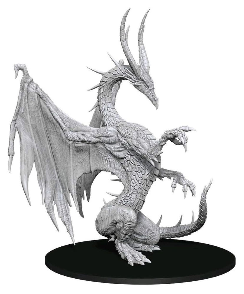 Pathfinder Deepcuts Unpainted Miniatures Blue Dragon