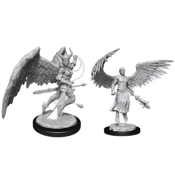 D&D Nolzurs Marvelous Unpainted Miniatures Deva & Erinyes