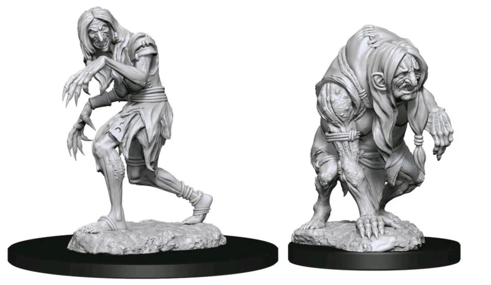 Pathfinder Deepcuts Unpainted Miniatures Annis Hag & Green Hag