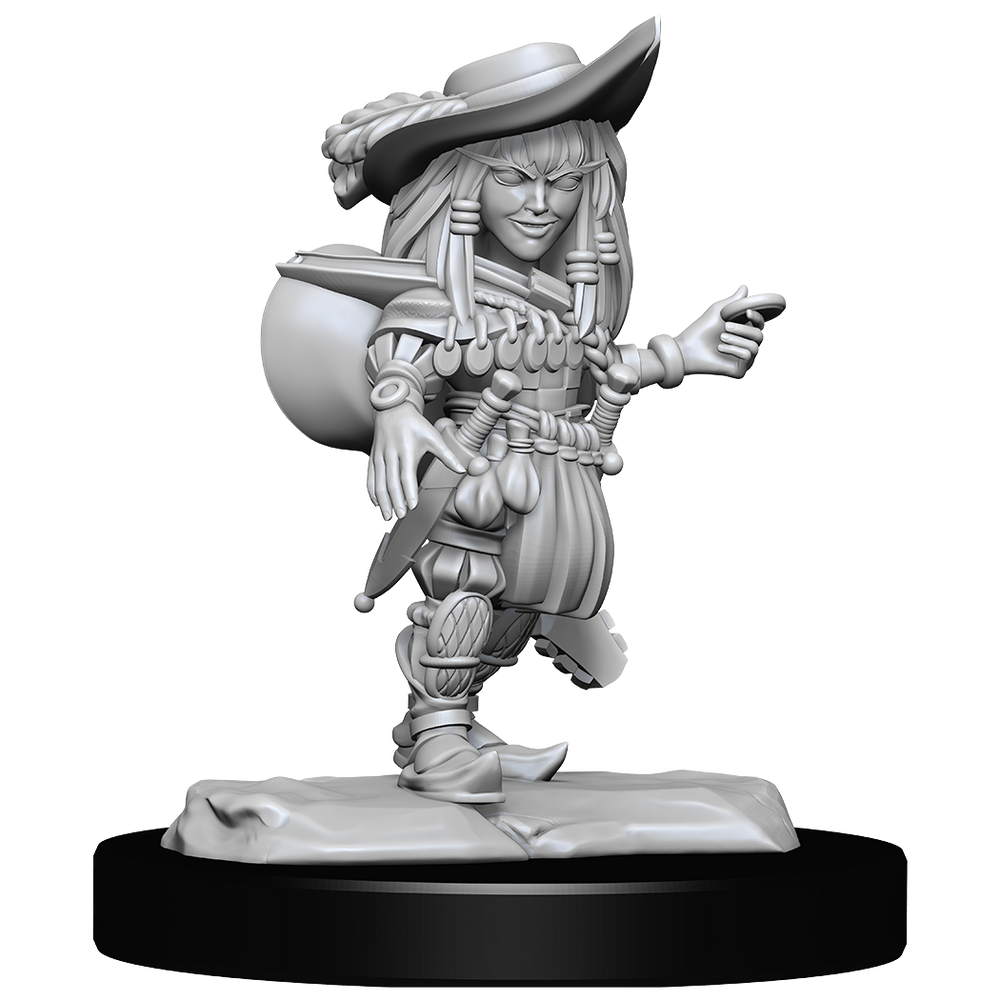 Pathfinder Deep Cuts Unpainted Miniatures Gnome Bard Female