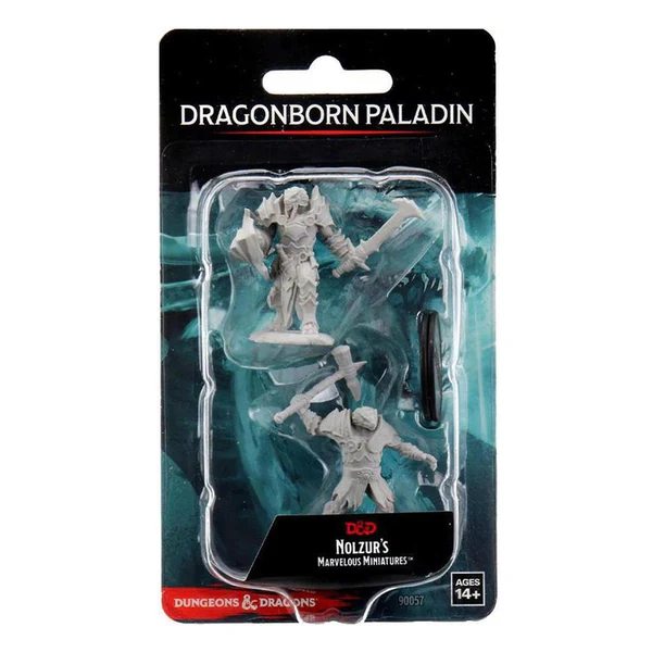 D&D Nolzurs Marvelous Unpainted Miniatures Male Dragonborn Paladin W12