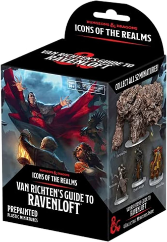 D&D Icons of the Realms Miniatures Van Richtens Guide to Ravenloft (1) Booster Brick