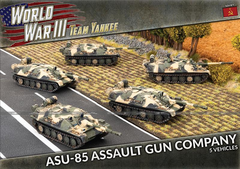 WWIII: Soviet ASU-85 Assault Gun Company (x5)