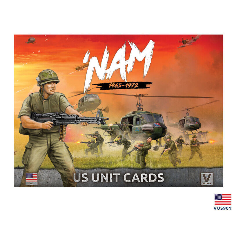 Flames of War - Vietnam - Unit Cards - US Forces in Vietnam (x117 cards)