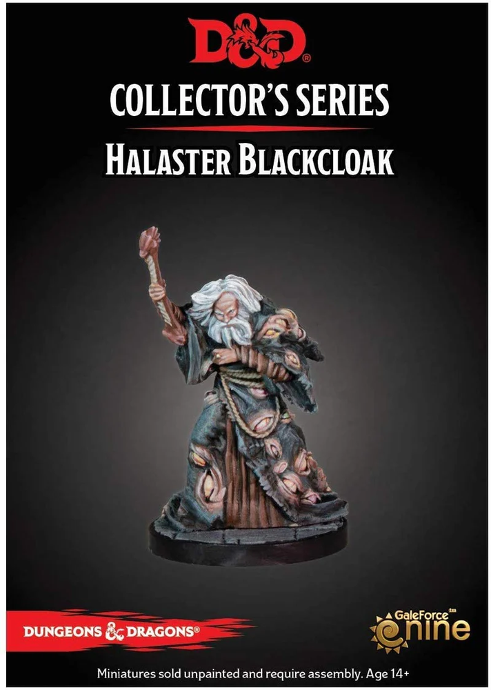 D&D Collectors Series Miniatures Waterdeep Dungeon of the Mad Mage Halaster Blackcloak