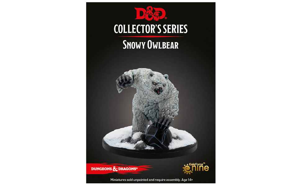 D&D Icewind Dale Rime of the Frostmaiden Snowy Owlbear