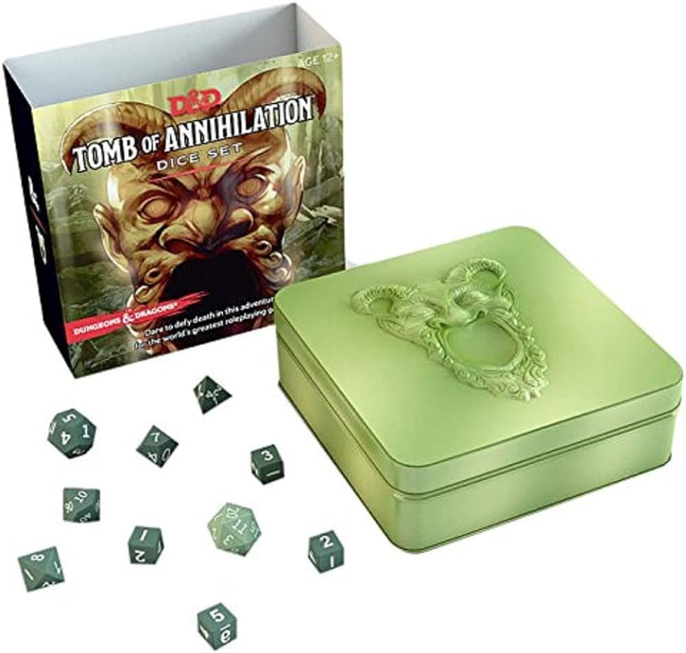 D&D Tomb of Annihilation Dice Set