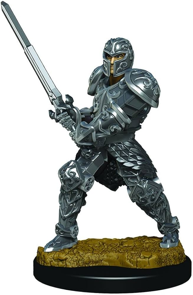 D&D Premium Painted Figures - Human Fighter Male