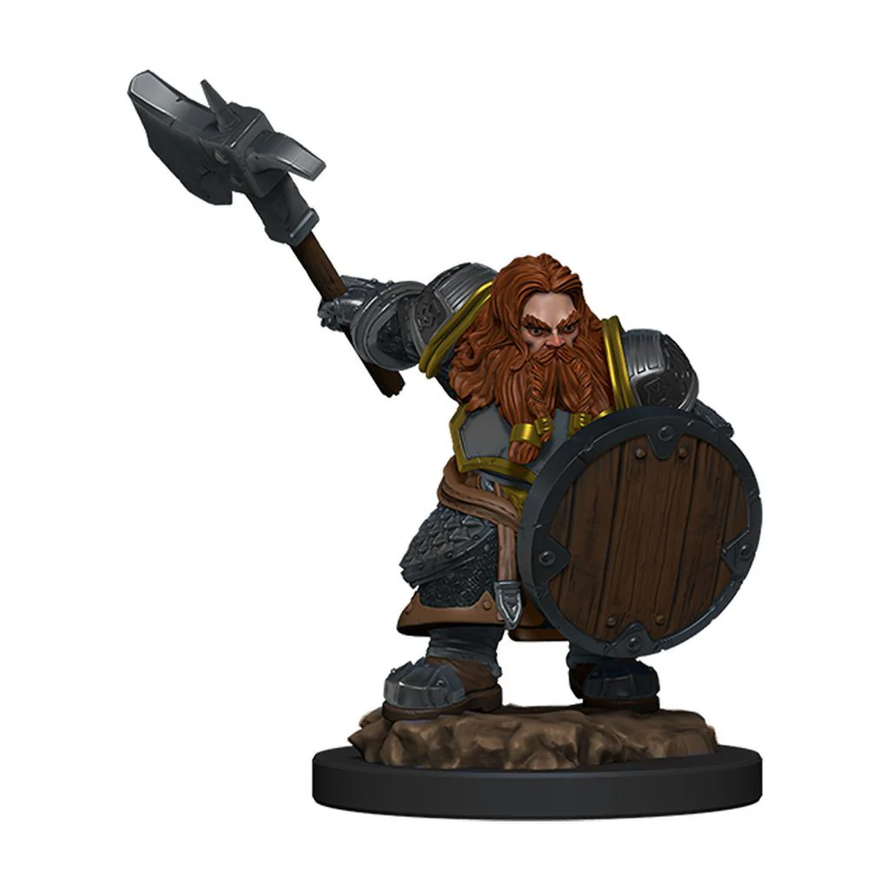 D&D Premium Painted Figures - Dwarf Fighter Male