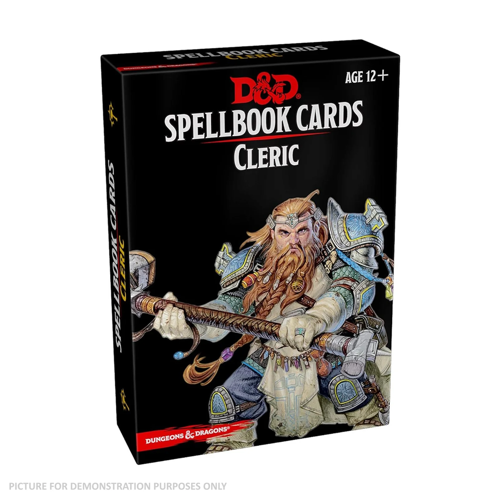 D&D Spellbook Cards Cleric Deck (149 Cards) Revised 2017 Edition