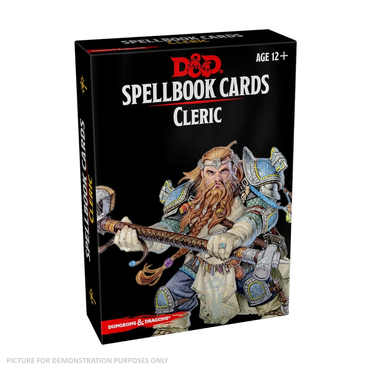 D&D Spellbook Cards Cleric Deck (149 Cards) Revised 2017 Edition