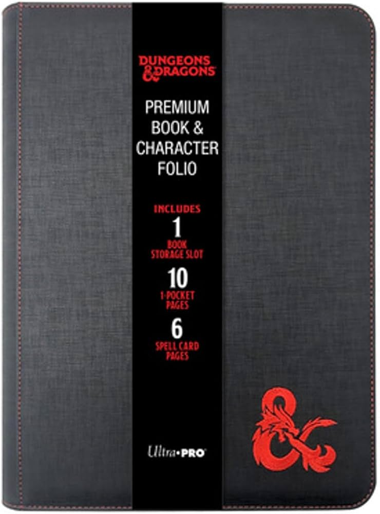 D&D Premium Zippered Character Folio