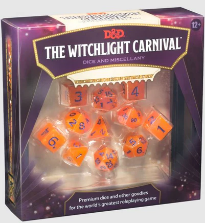 D&D The Witchlight Carnival Dice & Miscellany