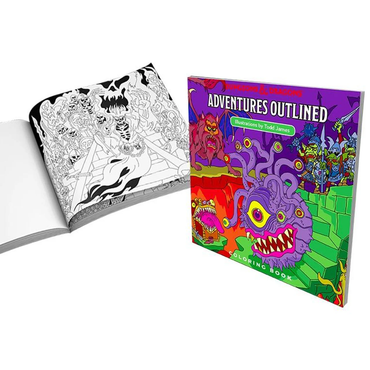D&D Adventure Outline - Coloring Book
