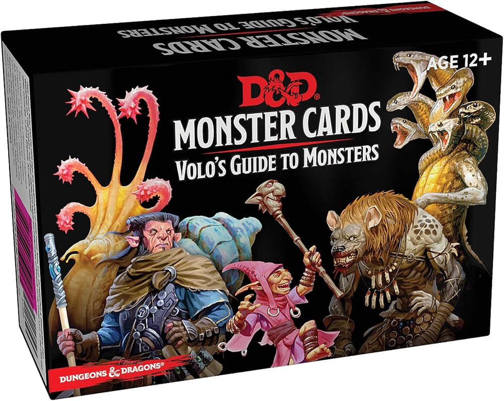 D&D Volo's Guide to Monster's Monster Cards