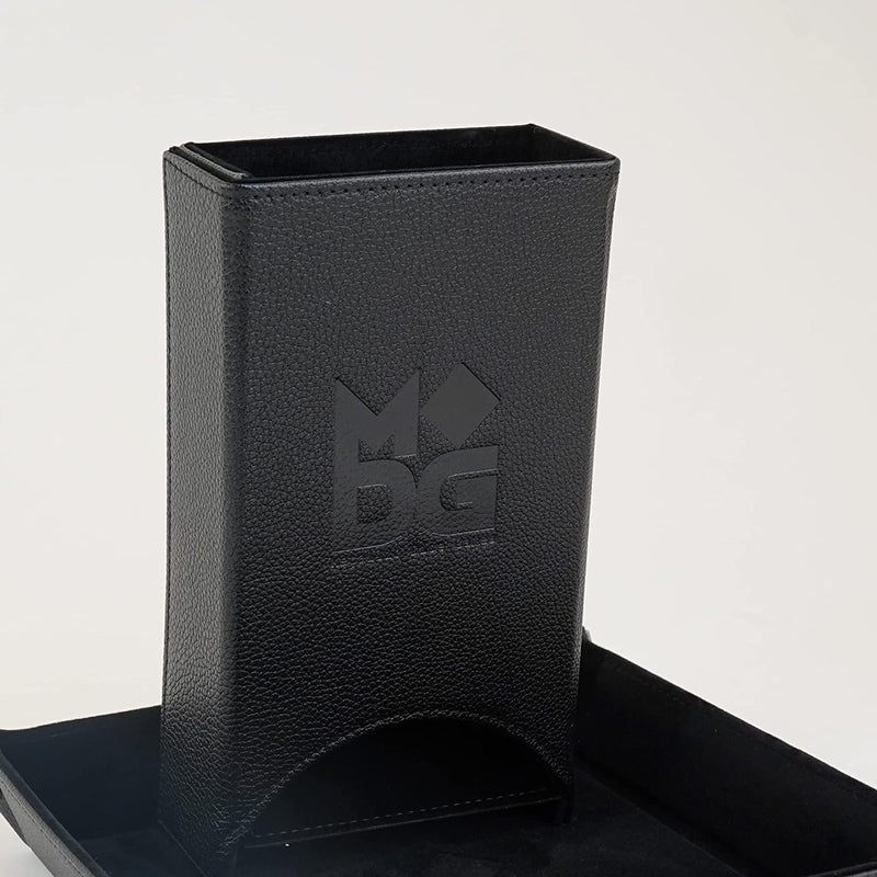 MDG - Fold Up LeatherDice Tower (Black)