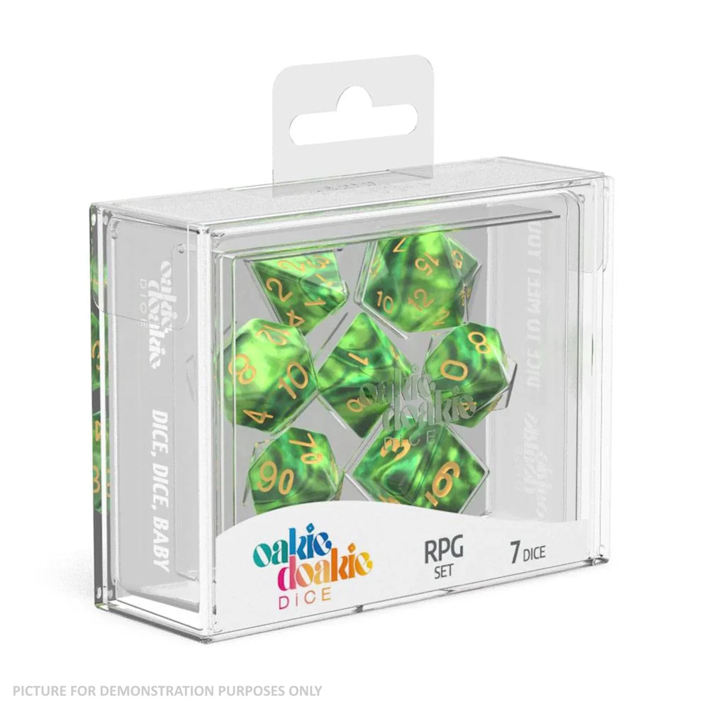 Oakie Doakie Dice RPG Set - GemiDice Jungle